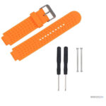 Bracelet dévissable pour Forerunner 230, modèle en silicone jaune