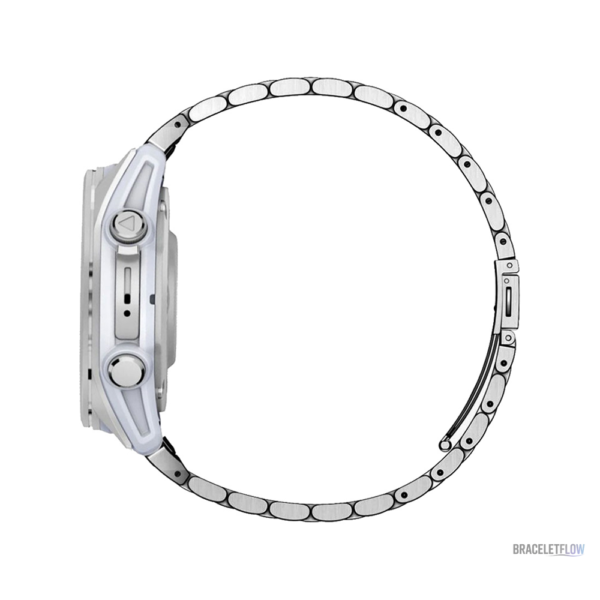 Bracelet Quick-Fit 20mm en acier inoxydable - couleur noire
