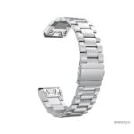 Bracelet Quick-Fit 20mm à maillon en acier inoxydable - couleur argent