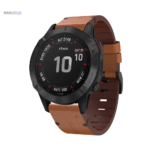 Bracelet Quick-Fit 20mm, cuir sportif en couleur noire