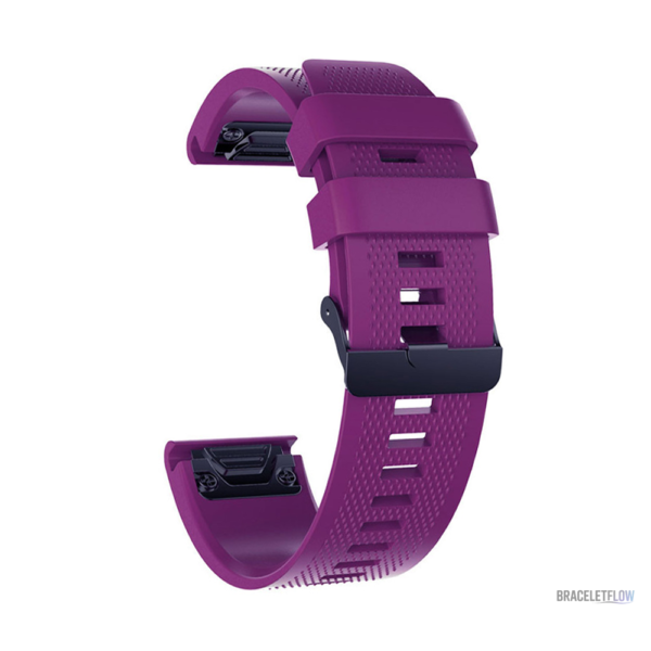 Bracelet Quick-Fit 20mm, en silicone, finitions variées
