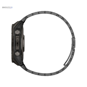 Bracelet Quick-Fit 22mm en acier inoxydable, couleur noire