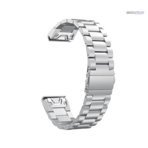 Bracelet à maillon Quick-Fit 22mm, design élégant en acier inoxydable