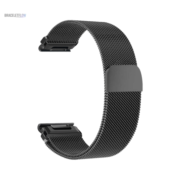 Bracelet Quick-Fit 22mm en acier inoxydable - couleur argentée