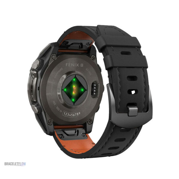 Bracelet Quick-Fit 22mm - cuir de vache, teinte raffinée