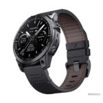 Accessoire noir Quick-Fit 22mm en cuir