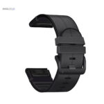 Bracelet Quick-Fit 22mm cuir sportif, couleur bleue tendance