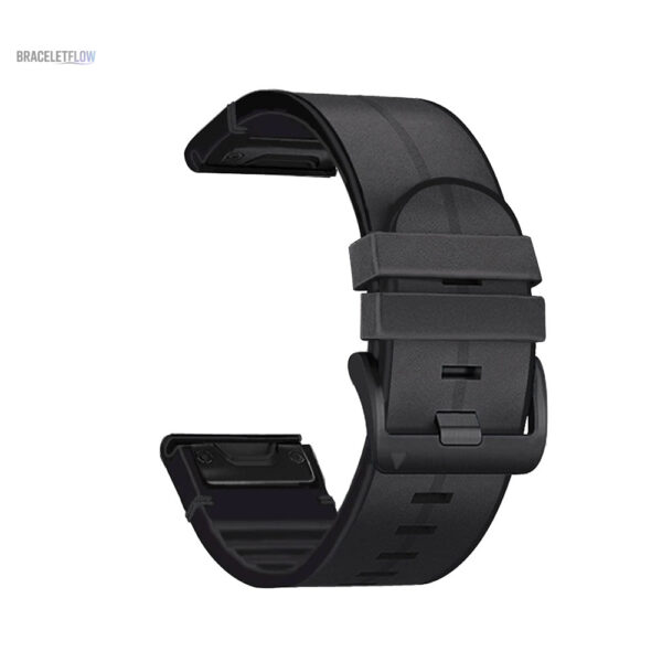 Bracelet Quick-Fit 22mm cuir sportif, couleur bleue tendance