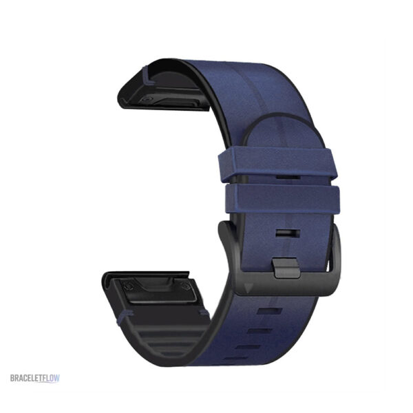 Bracelet Quick-Fit 22mm, cuir sportif en couleur verte