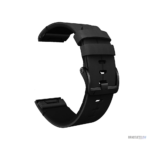Accessoire Quick-Fit 22mm en cuir et titane stylé