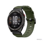 Bracelet Quick-Fit 22mm en nylon vert