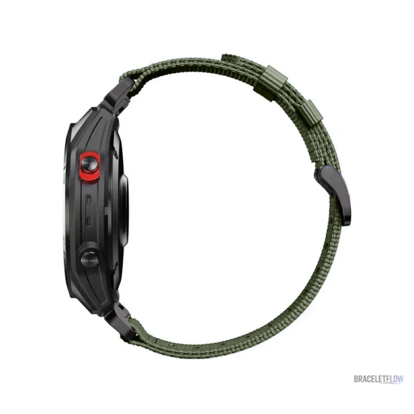Bracelet Quick-Fit 22mm en nylon noir