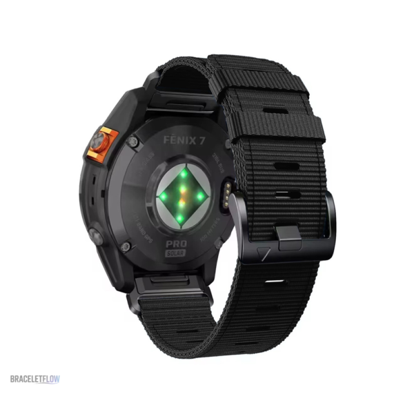 Bracelet Quick-Fit 22mm en nylon bleu