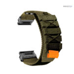 Bracelet Quick-Fit 22mm en nylon - couleur verte