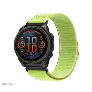 Bracelet Quick-Fit 22mm en nylon tressé rouge