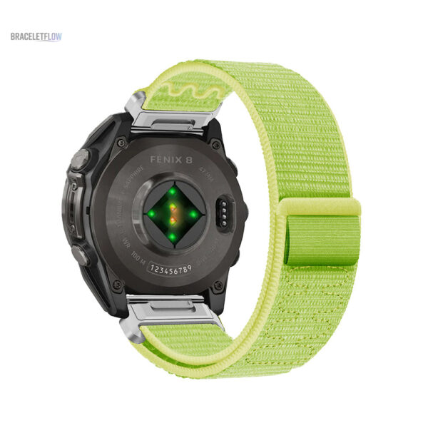 Bracelet Quick-Fit 22mm en nylon tressé noir
