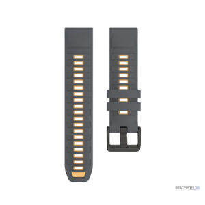 Bracelet Quick-Fit 22mm en noir élégant