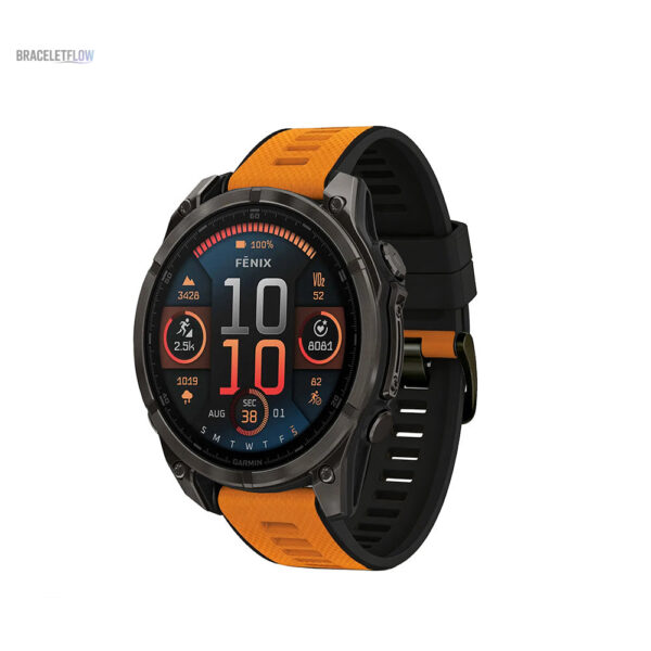 Bracelet Quick-Fit 22mm, version silicone, couleur noire