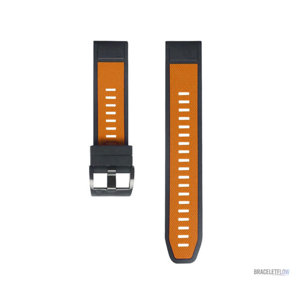 Bracelet Quick-Fit 22mm en silicone, couleur rouge