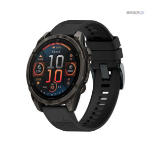 Bracelet silicone Quick-Fit 22mm - couleur noire