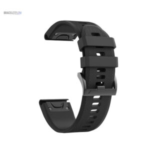 Bracelet Quick-Fit 22mm en silicone - couleur bleue