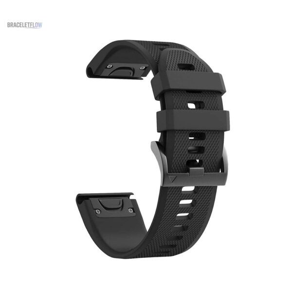 Bracelet Quick-Fit 22mm en silicone - couleur bleue