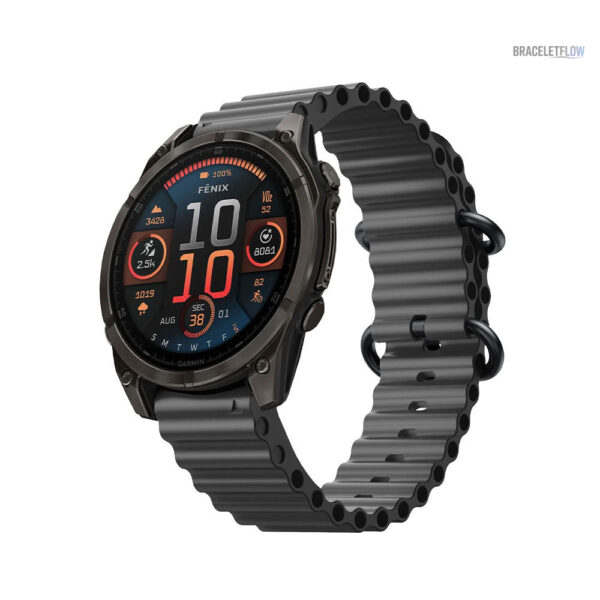 Bracelet sport marin Quick-Fit 22mm, choix de couleurs variées