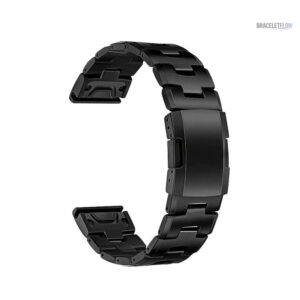 Bracelet Quick-Fit titane 22mm finition grise moderne
