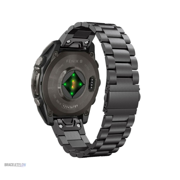 Bracelet Quick-Fit 26mm en acier inoxydable noir