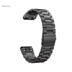 Bracelet à maillon noir Quick-Fit 26mm en acier