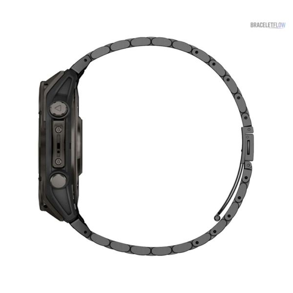 Accessoire élégant : bracelet Quick-Fit noir 26mm en inox