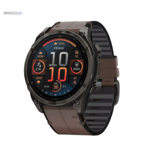 Bracelet Quick-Fit 26mm en cuir noir