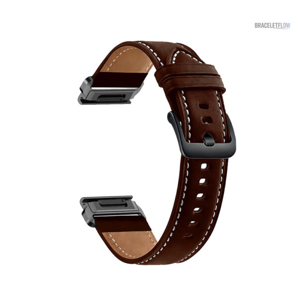 Cuir véritable, bracelet Quick-Fit 26mm, design élégant