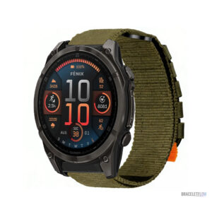 Bracelet Quick-Fit 26mm en nylon vert