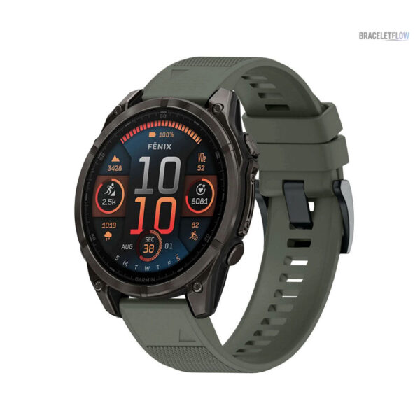 Bracelet Quick-Fit silicone 26mm couleur noire