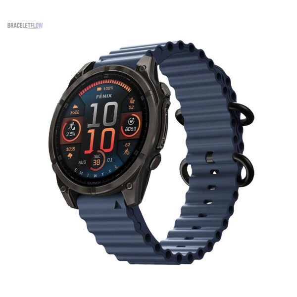 Bracelet Quick-Fit 26mm noir pour un look sportif élégant