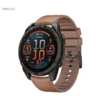 Bracelet Quick-Fit en cuir noir 22mm