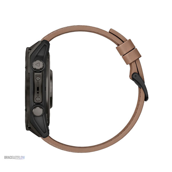 Bracelet Quick-Fit Run 22mm en cuir bleu