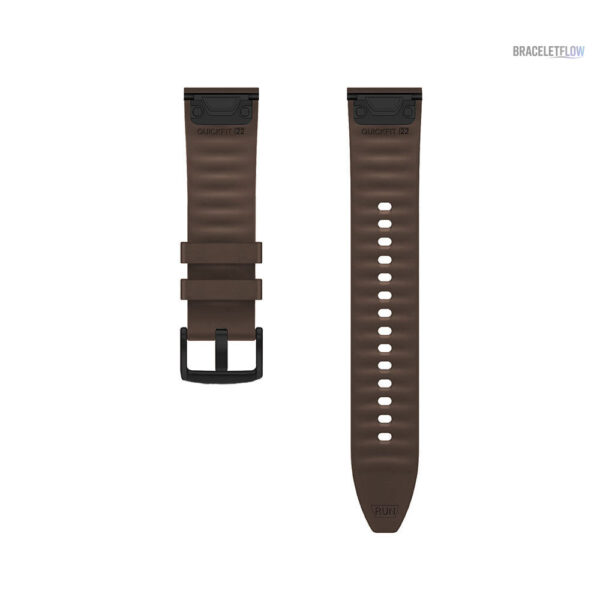 Bracelet Quick-Fit Run en cuir, 26mm orange