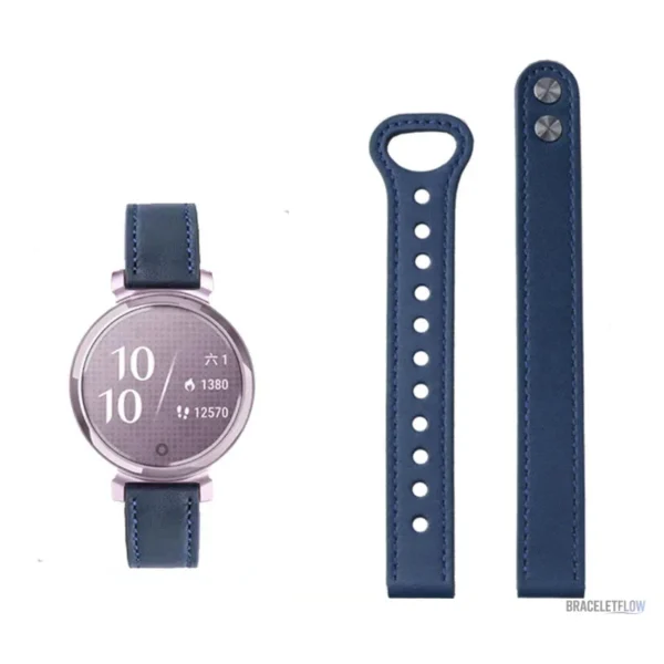 Bracelet cuir 14mm en rouge audacieux