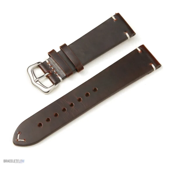 Cuir authentique 18mm - Bracelet Quick-Release, style élégant