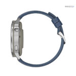 Bracelet Quick-Release 20mm en cuir bleu