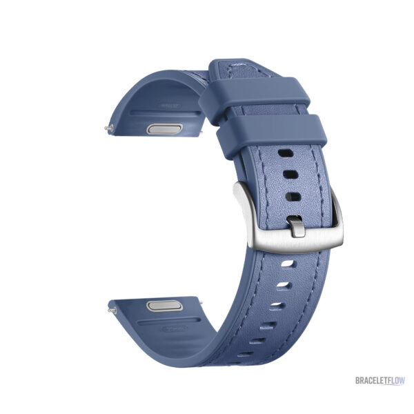 Bracelet Quick-Release 20mm en cuir rouge