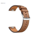 Bracelet cuir véritable 18mm, coloris gris