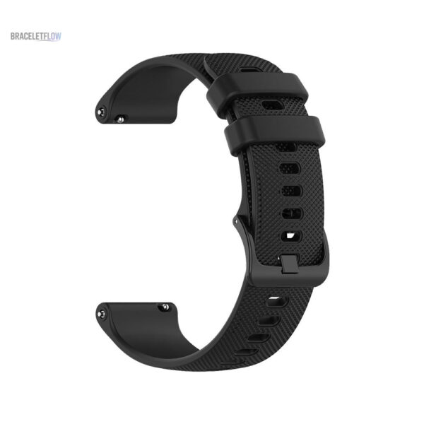 Bracelet en silicone 20mm, option blanche