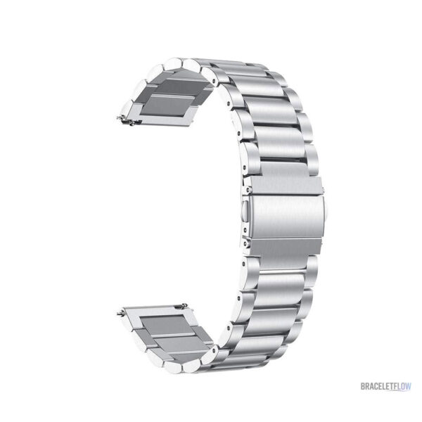 Bracelet 22mm à maillons, options en acier inoxydable disponibles