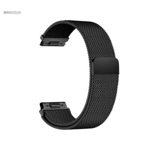 Accessoire bracelet Quick-Release 22mm, acier milanais