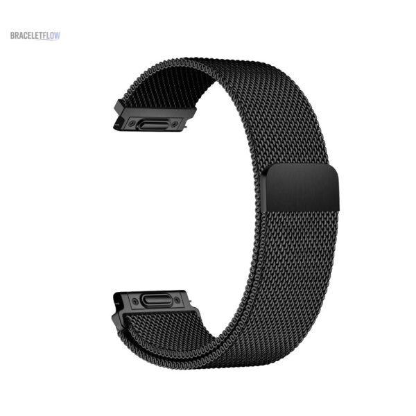 Accessoire bracelet Quick-Release 22mm, acier milanais