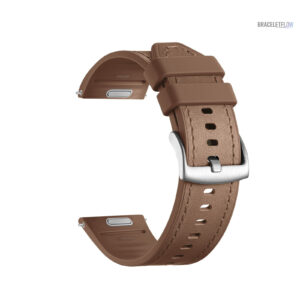 Bracelet 22mm en cuir sportif - couleur bleue