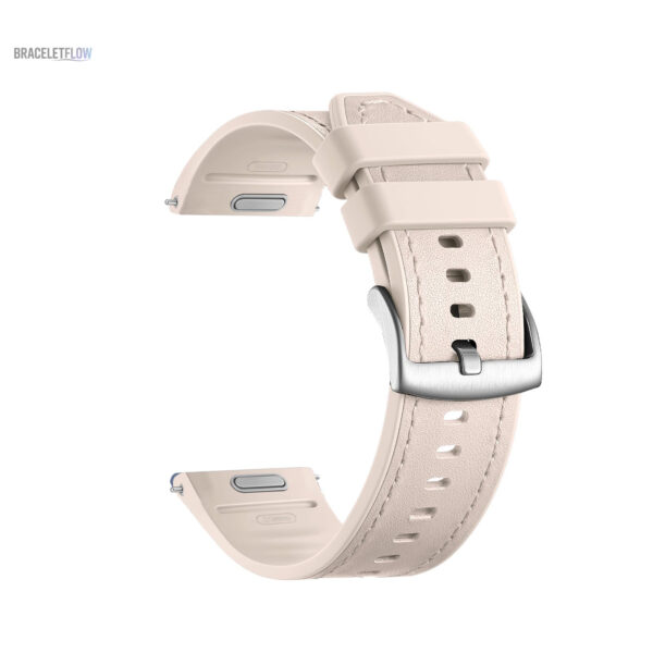 Bracelet en cuir sportif 22mm - couleur verte